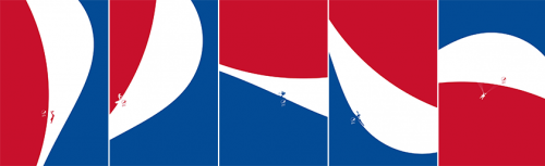 品牌LOGO玩出來了新花樣，百事可樂LOGO賦予新的意義很多品